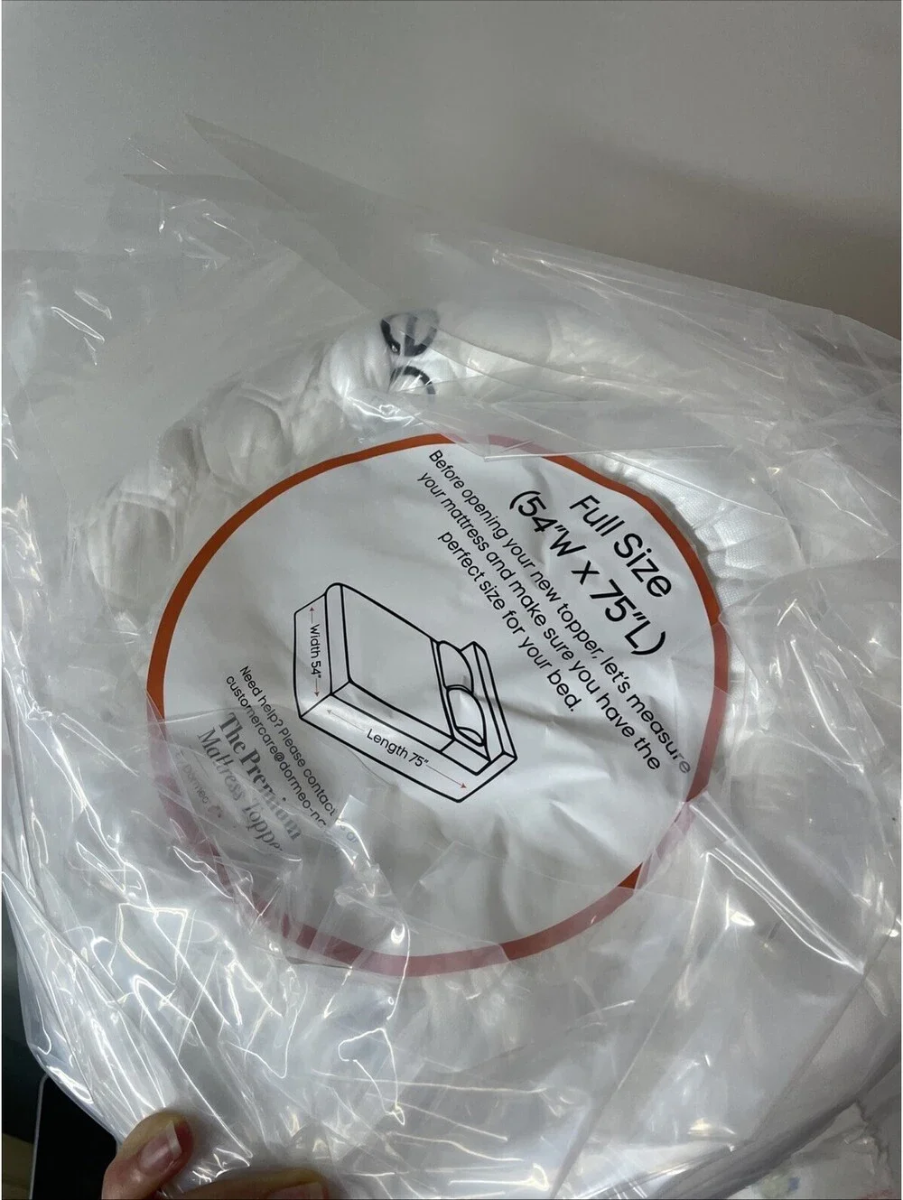 Dormeo Premium Full Size Cooling Mattress Topper 3-Inch, 3 Zone Octaspring NEW